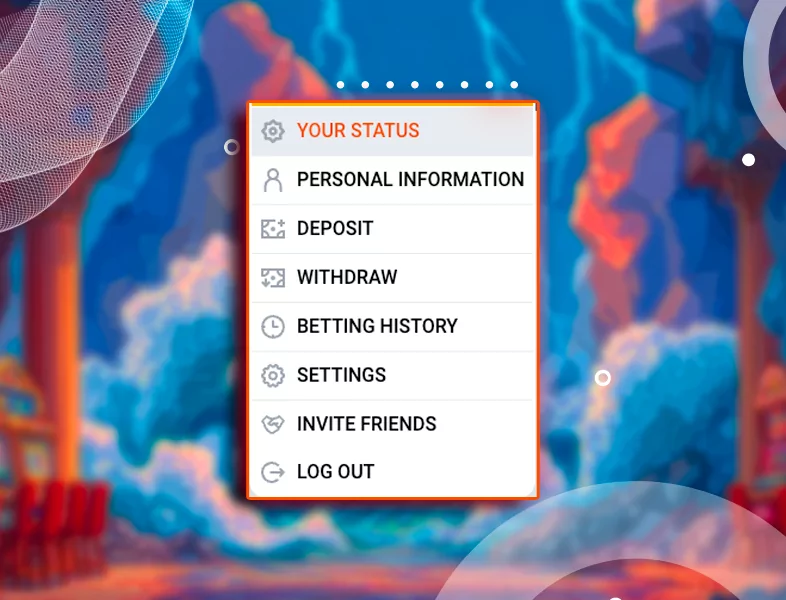 Go to the account verification section