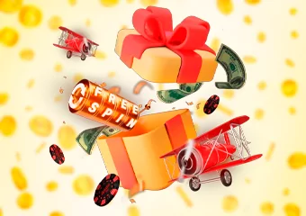Get a bonus by playing casino games.